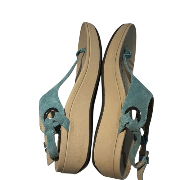 Vionic Jolie Teal and Tan Women's Sandals size 9 - Picture 6 of 10